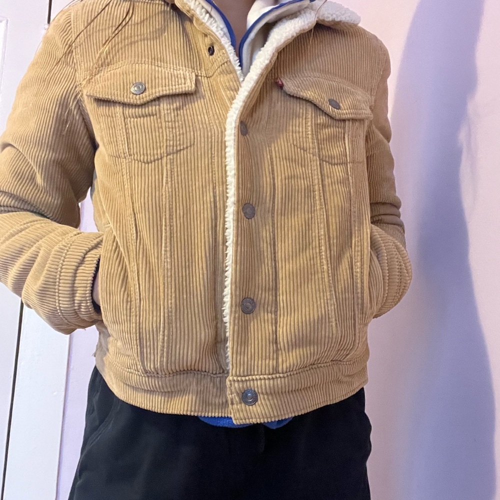 Men's Tan Corduroy Jacket